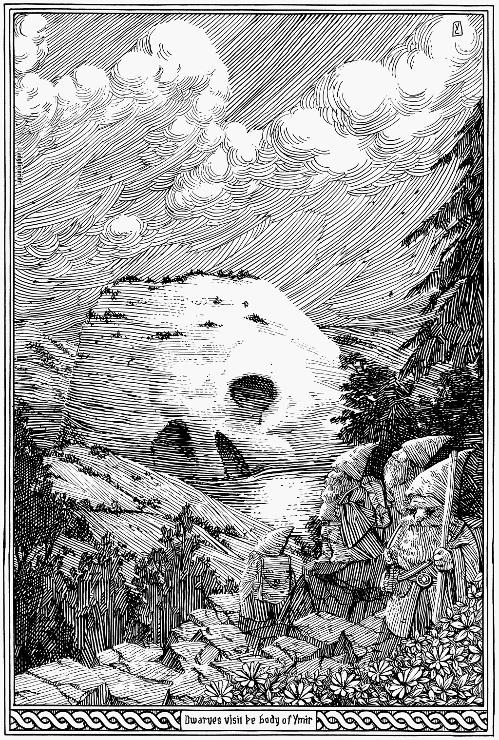 Dwarves visit the body of&nbsp;Ymir