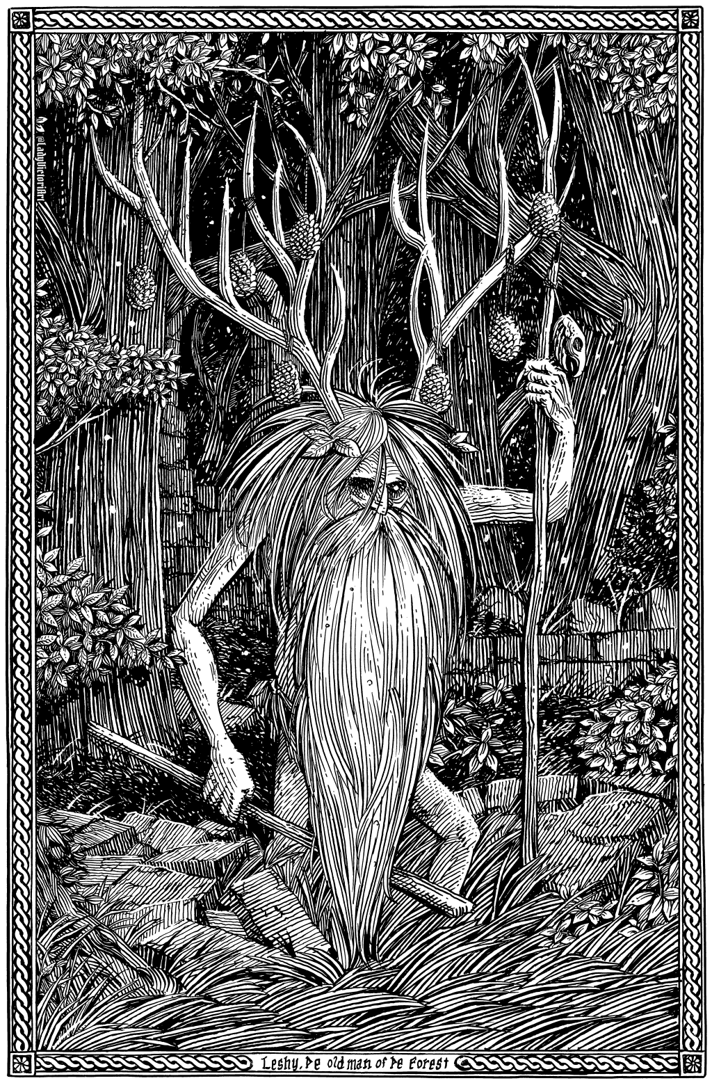 Leshy, the old man of the&nbsp;forest